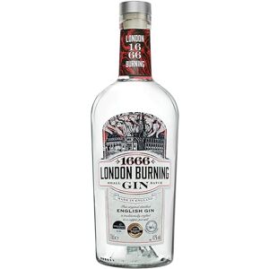 London Burning Gin 1666 – London Dry Gin 700 ml, 41% ABV – English Copper-Pot Gin with Juniper, Citrus & Warm Spice London Burning Gin 1666 – London Dry Gin 700 ml, 41% ABV – English Copper-Pot Gin with Juniper, Citrus & Warm Spice