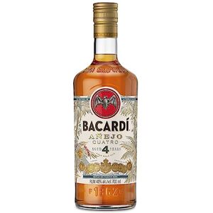 Bacardi BACARDÍ Anejo 4 Year Old, 40% ABV, 70cl / 700ml, Premium Caribbean Rum, Barrel Aged 4 Years in Oak Casks Under the Caribbean Sun Bacardi BACARDÍ Anejo 4 Year Old, 40% ABV, 70cl / 700ml, Premium Caribbean Rum, Barrel Aged 4 Years in Oak Casks Under the Caribbean Sun