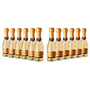Canti Prosecco D.O.C. Millesimato, Extra Dry Wine, in Baby Bottles, Italian Glera Grape Variety from Veneto, Fruity and Floral Taste, 12x200 ml Canti Prosecco D.O.C. Millesimato, Extra Dry Wine, in Baby Bottles, Italian Glera Grape Variety from Veneto, Fruity and Floral Taste, 12x200 ml