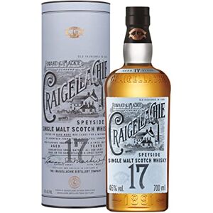 Craigellachie 17 Year Old Speyside Scotch Single Malt Whisky, 46% ABV, 70cl, with Gift Tube, Sherry & Bourbon Cask Finish, 700ml Craigellachie 17 Year Old Speyside Scotch Single Malt Whisky, 46% ABV, 70cl, with Gift Tube, Sherry & Bourbon Cask Finish, 700ml