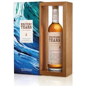 Writers Tears Writers' Tears Cask Strength Irish Whiskey Select Single Pot Still & Single Malt Blend Triple Distilled, Non-Chill Filtered Aged in American Oak High Strength 70cl / 700ml, 54.8% ABV Writers Tears Writers' Tears Cask Strength Irish Whiskey Select Single Pot Still & Single Malt Blend Triple Distilled, Non-Chill Filtered Aged in American Oak High Strength 70cl / 700ml, 54.8% ABV