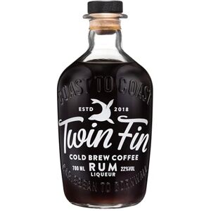 TWIN FIN Cold Brew Coffee Rum Liqueur Cornish Roasted Coffee & Caribbean Rum Fresh Espresso, Rich Vanilla & Chocolate Notes Espresso Martini, White Russian 22% vol 70cl TWIN FIN Cold Brew Coffee Rum Liqueur Cornish Roasted Coffee & Caribbean Rum Fresh Espresso, Rich Vanilla & Chocolate Notes Espresso Martini, White Russian 22% vol 70cl