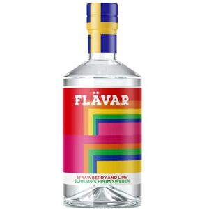 FLÄVAR Strawberry & Lime Vodka Schnapps, 70cl, 21% ABV. FLÄVAR Strawberry & Lime Vodka Schnapps, 70cl, 21% ABV.