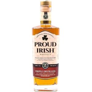 Proud Irish Blended Irish Whiskey 3-Year – 700 ml, 40% ABV – Triple-Distilled Blend with Caramel, Honey & Orchard Fruit Proud Irish Blended Irish Whiskey 3-Year – 700 ml, 40% ABV – Triple-Distilled Blend with Caramel, Honey & Orchard Fruit