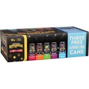 kopparbergs bryggeri ab Kopparberg 18x330ml Party Pack of Premium Cider 3x Strawberry & Lime, 3x Spiced Apple, 3x Pear, 6x Mixed Fruit and 3 alcohol free Mixed Fruit 330ml cans kopparbergs bryggeri ab Kopparberg 18x330ml Party Pack of Premium Cider 3x Strawberry & Lime, 3x Spiced Apple, 3x Pear, 6x Mixed Fruit and 3 alcohol free Mixed Fruit 330ml cans