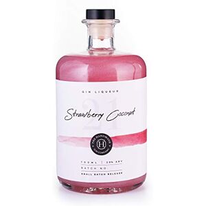The Handmade Gin Company Shimmering Strawberry Coconut Handmade Gin Liqueur 70cl Premium Craft Pink Gin 20% ABV The Handmade Gin Company Shimmering Strawberry Coconut Handmade Gin Liqueur 70cl Premium Craft Pink Gin 20% ABV