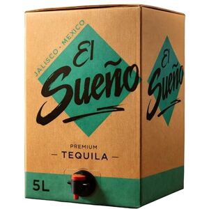 El Sueño Silver 5L Bag in Box Tequila Great-tasting quality made with fresh sustainably-produced ingredients, versatile and super-smooth to taste with a delightfully floral & citrus finish, 38% ABV El Sueño Silver 5L Bag in Box Tequila Great-tasting quality made with fresh sustainably-produced ingredients, versatile and super-smooth to taste with a delightfully floral & citrus finish, 38% ABV