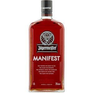 Jägermeister MANIFEST Herbal Liqueur 1L 38% ABV Luxury German Liqueur Spirits Best Served Neat Over Ice Jägermeister MANIFEST Herbal Liqueur 1L 38% ABV Luxury German Liqueur Spirits Best Served Neat Over Ice
