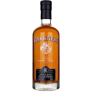 Darkness 8 Year Old Whisky, 70cl 47.8 Percent ABV Single Malt Scotch Whisky Non-Chill Filtered Intensely Sherried Scotch Darkness 8 Year Old Whisky, 70cl 47.8 Percent ABV Single Malt Scotch Whisky Non-Chill Filtered Intensely Sherried Scotch