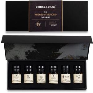 Drinks by the Dram Whiskies of the World Tasting Set 6 x 3cl Drams of Whisky from Global Distilleries Whisky Gift Set with Japanese Single Malt Whisky and Finnish Rye Drinks by the Dram Whiskies of the World Tasting Set 6 x 3cl Drams of Whisky from Global Distilleries Whisky Gift Set with Japanese Single Malt Whisky and Finnish Rye