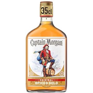 Captain Morgan Original Spiced Gold 35% vol 35cl Caribbean Rum Based Spirit Drink with Spice Vanilla Flavours & Brown Sugar Recommended for Drinks or a Spiced Rum Cocktail Captain Morgan Original Spiced Gold 35% vol 35cl Caribbean Rum Based Spirit Drink with Spice Vanilla Flavours & Brown Sugar Recommended for Drinks or a Spiced Rum Cocktail
