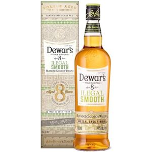Dewar's Ilegal Smooth 8 Year Old Blended Scotch Whisky, 40% ABV, 70cl / 700ml, Finished in Mezcal Casks, Notes of Caramel, Sliced Green Pepper, Smoke Dewar's Ilegal Smooth 8 Year Old Blended Scotch Whisky, 40% ABV, 70cl / 700ml, Finished in Mezcal Casks, Notes of Caramel, Sliced Green Pepper, Smoke