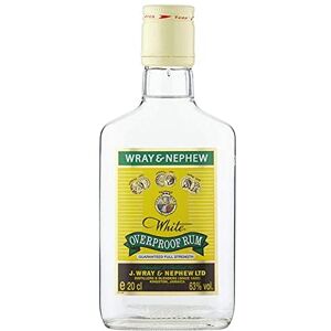 Wray & Nephew Rum 20 cl, 63 Percent ABV White Overproof Jamaica Rum Wray & Nephew Rum 20 cl, 63 Percent ABV White Overproof Jamaica Rum