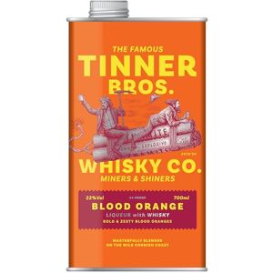 TINNER BROS Blood Orange Whisky Liqueur Juicy Orange & Zesty Citrus 22% 70cl Gift Tin Over Ice, Mix with Ginger Ale or in a Spritz Alternative to Blood Orange Bourbon, Whisky & Gin TINNER BROS Blood Orange Whisky Liqueur Juicy Orange & Zesty Citrus 22% 70cl Gift Tin Over Ice, Mix with Ginger Ale or in a Spritz Alternative to Blood Orange Bourbon, Whisky & Gin