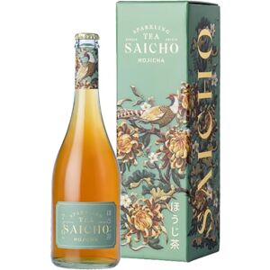 SAICHO Luxurious Non-Alcoholic Hojicha Sparkling Tea Nori Seaweed, Roasted Hazelnut, Delicate Smoke Notes & Dry Woody Tannins 750ml Bottle Gift box included SAICHO Luxurious Non-Alcoholic Hojicha Sparkling Tea Nori Seaweed, Roasted Hazelnut, Delicate Smoke Notes & Dry Woody Tannins 750ml Bottle Gift box included