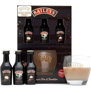 BEAMS INTERNATIONAL Baileys Gift Set Baileys Irish Cream, Baileys Salted Caramel, Coffee Liqueur x3 Alcohol Miniatures 5cl Bottles & Branded Glass Birthday Alcohol Gift Sets for Women, Men, Mum Gifts, Christmas BEAMS INTERNATIONAL Baileys Gift Set Baileys Irish Cream, Baileys Salted Caramel, Coffee Liqueur x3 Alcohol Miniatures 5cl Bottles & Branded Glass Birthday Alcohol Gift Sets for Women, Men, Mum Gifts, Christmas