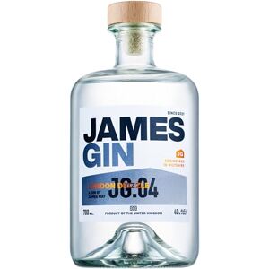 James Gin London Drizzle Gin 40% ABV 700ml Distilled in the UK Award Winning Gin by James May James Gin London Drizzle Gin 40% ABV 700ml Distilled in the UK Award Winning Gin by James May