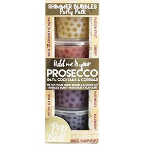 Popaball Shimmer Bursting Bubbles Party Pack 4 x 125 grams Prosecco, Gin, Mocktail & Cocktail Making Gifts Gift Set Ideas For Her, Hampers & Hen Parties Popaball Shimmer Bursting Bubbles Party Pack 4 x 125 grams Prosecco, Gin, Mocktail & Cocktail Making Gifts Gift Set Ideas For Her, Hampers & Hen Parties
