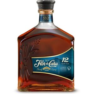 FLOR DE CAÑA 12 Year Naturally Aged Rum, Sugar-Free 70cl 40% ABV FLOR DE CAÑA 12 Year Naturally Aged Rum, Sugar-Free 70cl 40% ABV