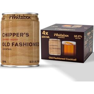 WHITEBOX COCKTAILS Single Serve Classic Chipper’s Old Fashioned Cocktail — Case Of 4 Cocktail Cans Classic Full Strength Old Fashioned Pre-mixed Cocktails Ready To Drink 4x100ml WHITEBOX COCKTAILS Single Serve Classic Chipper’s Old Fashioned Cocktail — Case Of 4 Cocktail Cans Classic Full Strength Old Fashioned Pre-mixed Cocktails Ready To Drink 4x100ml