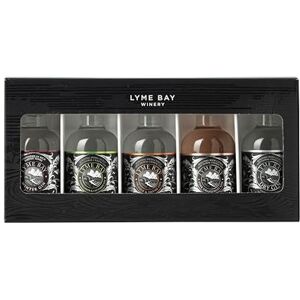 The Lyme Bay Winery 5-piece Miniature Gin Gift Box, 5 cl The Lyme Bay Winery 5-piece Miniature Gin Gift Box, 5 cl
