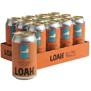 Loah Bold Blood Orange IPA 0.5% Alcohol-Free Beer IPA with Sweet Blood Orange Vegan & Gluten-Free 12 x 330ml Loah Bold Blood Orange IPA 0.5% Alcohol-Free Beer IPA with Sweet Blood Orange Vegan & Gluten-Free 12 x 330ml
