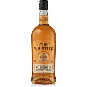 The Whistler Irish Honey Whiskey Liqueur, Boann Distillery Boyne Valley Ireland – ex-bourbon & sherry-finished whiskey infused with orchard honey, 70cl 33% ABV, honeycomb-caramel sipper & gift The Whistler Irish Honey Whiskey Liqueur, Boann Distillery Boyne Valley Ireland – ex-bourbon & sherry-finished whiskey infused with orchard honey, 70cl 33% ABV, honeycomb-caramel sipper & gift