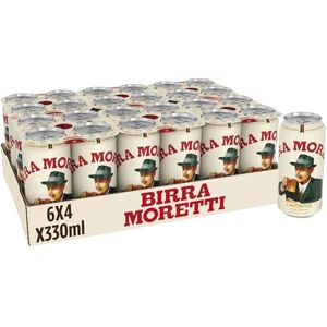 Birra Moretti Lager Beer 24 x 330ml Cans Birra Moretti Lager Beer 24 x 330ml Cans