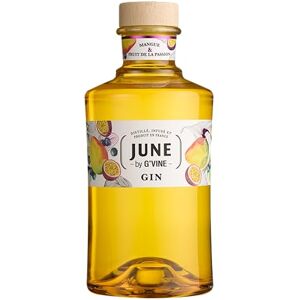 G'Vine JUNE Mango & Passionfruit Flavoured Gin 70cl, 37.5% ABV, Vibrant & Happy Gluten Free Gin From , New exotic and intense flavour, Distilled in France G'Vine JUNE Mango & Passionfruit Flavoured Gin 70cl, 37.5% ABV, Vibrant & Happy Gluten Free Gin From , New exotic and intense flavour, Distilled in France