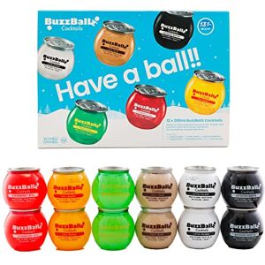 BuzzBallz Cocktails – Mixed Case (13.5% ABV) Pre-Mixed Cocktails (12 x 200ml) Ready To Drink – 2 each of Tequila ‘Rita, Strawberry ‘Rita, Chili Mango, Lotta Colada, Choc Tease & Espresso Martini BuzzBallz Cocktails – Mixed Case (13.5% ABV) Pre-Mixed Cocktails (12 x 200ml) Ready To Drink – 2 each of Tequila ‘Rita, Strawberry ‘Rita, Chili Mango, Lotta Colada, Choc Tease & Espresso Martini