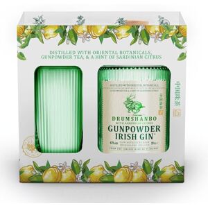 Drumshanbo Gunpowder Sardinian Citrus Gin Glass Pack 70cl 43% vol Drumshanbo Gunpowder Sardinian Citrus Gin Glass Pack 70cl 43% vol