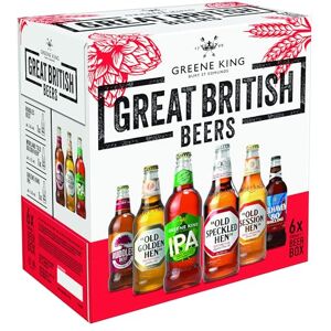 Greene King Great British Beers Mixed Case 6 x 500ml Bottles – Premium British Ale Variety Pack Featuring Rich, Malty and Hoppy Flavours, Ideal Beer Selection Gift Set Greene King Great British Beers Mixed Case 6 x 500ml Bottles – Premium British Ale Variety Pack Featuring Rich, Malty and Hoppy Flavours, Ideal Beer Selection Gift Set