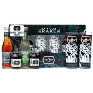 BEAMS INTERNATIONAL The Kraken Experience, Spiced Rum Gift Set 2x 5cl Black Spiced Alcohol Miniatures, 2x Kraken Glass and Fever Tree Ginger Beer & Cola 2x 200ml Cocktail Rum Gifts for Men, Dad, Birthday, Christmas BEAMS INTERNATIONAL The Kraken Experience, Spiced Rum Gift Set 2x 5cl Black Spiced Alcohol Miniatures, 2x Kraken Glass and Fever Tree Ginger Beer & Cola 2x 200ml Cocktail Rum Gifts for Men, Dad, Birthday, Christmas