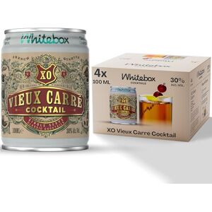 WHITEBOX COCKTAILS Single Serve Classic XO Vieux Carré Case of 4 Cocktail Cans Full Strength Vieux Carré Pre-mixed Cocktails Ready To Drink 4x100ml WHITEBOX COCKTAILS Single Serve Classic XO Vieux Carré Case of 4 Cocktail Cans Full Strength Vieux Carré Pre-mixed Cocktails Ready To Drink 4x100ml