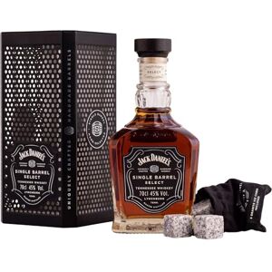 JACKDANIEL'S Jack Daniel's Single Barrel Select Whiskey Gift Tin with Stones, 70cl JACKDANIEL'S Jack Daniel's Single Barrel Select Whiskey Gift Tin with Stones, 70cl
