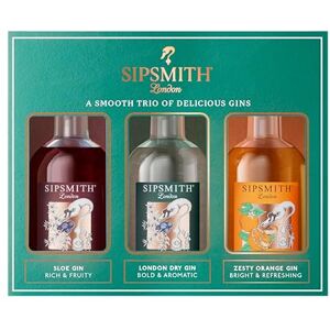 Sipsmith Triple Gin Mini Set, 3 x 5cl Sipsmith Triple Gin Mini Set, 3 x 5cl