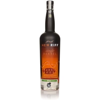 New Riff Single Barrel Rye Whiskey Full Bodied with a virant and spicy character Aged 4 years in toasted New Oak Barrels 75cl 55.75% ABV New Riff Single Barrel Rye Whiskey Full Bodied with a virant and spicy character Aged 4 years in toasted New Oak Barrels 75cl 55.75% ABV