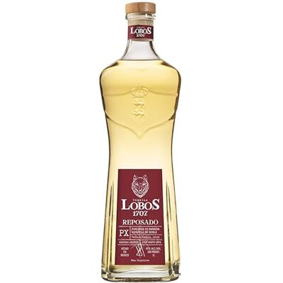 Lobos 1707 Tequila Reposado 75cl – 100% Blue Weber Agave, American Oak Aged & Pedro Ximénez Sherry Cask Finish, Jalisco Mexico – Sip Straight, Paloma or Margarita Gift Idea Lobos 1707 Tequila Reposado 75cl – 100% Blue Weber Agave, American Oak Aged & Pedro Ximénez Sherry Cask Finish, Jalisco Mexico – Sip Straight, Paloma or Margarita Gift Idea