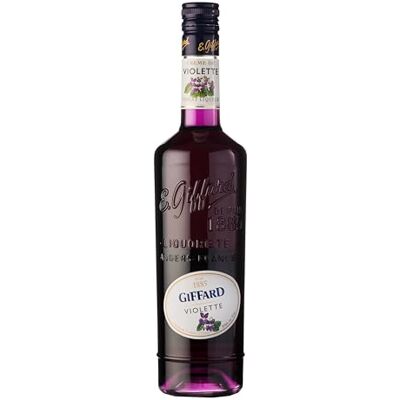 Giffard Crème de Violette Violet Liqueur French Recipe Floral and Intense for Classic Cocktail Twists 70cl, 16% vol Giffard Crème de Violette Violet Liqueur French Recipe Floral and Intense for Classic Cocktail Twists 70cl, 16% vol