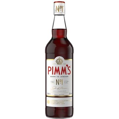 Pimm's the Original No. 1 Cup 22% vol 70cl Fruity Flavour Herbal Botanicals Caramelised Orange & Warm Spices Gin Based Spirit Recommended for Cocktails Pimm's the Original No. 1 Cup 22% vol 70cl Fruity Flavour Herbal Botanicals Caramelised Orange & Warm Spices Gin Based Spirit Recommended for Cocktails