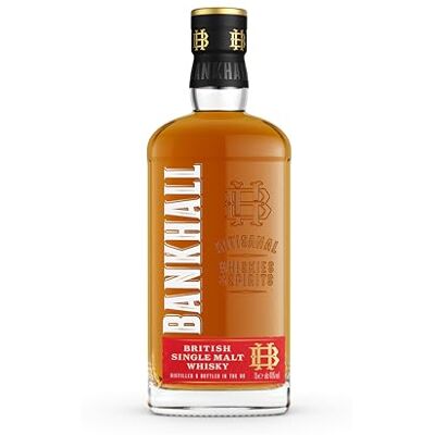 Bankhall Single Malt Whisky 1L 40% Aged in Bourbon oak and new oak casks Sweet vanilla with smooth oaky spice Bankhall Single Malt Whisky 1L 40% Aged in Bourbon oak and new oak casks Sweet vanilla with smooth oaky spice