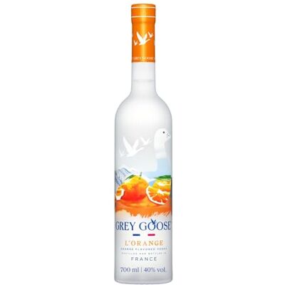 Grey Goose L'Orange, 40% ABV, 70cl / 700ml, Premium Orange Flavoured French Vodka, Made with Vodka and Essence from Florida Oranges Grey Goose L'Orange, 40% ABV, 70cl / 700ml, Premium Orange Flavoured French Vodka, Made with Vodka and Essence from Florida Oranges