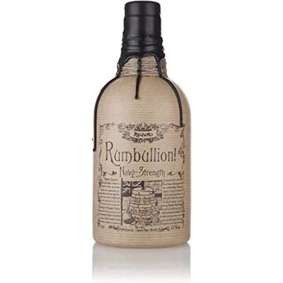 Bathtub Gin Rumbullion! Navy-Strength, 70cl 57% ABV Spiced Rum with Cinnamon, Orange and Sweet Vanilla Notes Hand-Crafted Caribbean Rum Blended and Bottled in the UK Bathtub Gin Rumbullion! Navy-Strength, 70cl 57% ABV Spiced Rum with Cinnamon, Orange and Sweet Vanilla Notes Hand-Crafted Caribbean Rum Blended and Bottled in the UK
