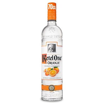 Ketel One Oranje Citrus Flavoured Vodka 40% vol 70cl Infused with Essence of Orange Crisp & Refreshing Taste for Mixed Drinks or Cocktails Ketel One Oranje Citrus Flavoured Vodka 40% vol 70cl Infused with Essence of Orange Crisp & Refreshing Taste for Mixed Drinks or Cocktails
