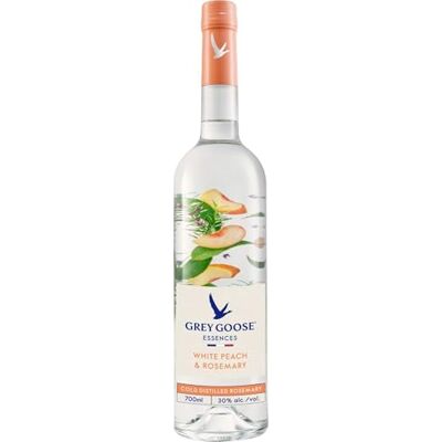 Grey Goose - Essences White Peach & Rosemary - 70cl - Flavoured - Vodka Grey Goose - Essences White Peach & Rosemary - 70cl - Flavoured - Vodka