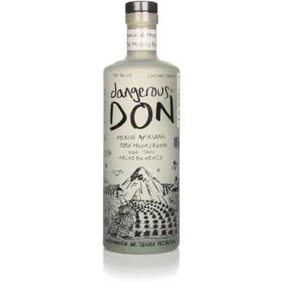 Dangerous Don Joven Espadín Mezcal 70cl, 45 pct ABV Made in Oaxaca, Mexico from 100 pct Espadín agave Smooth, smoky and artisanal Perfect neat or for mezcal cocktails Dangerous Don Joven Espadín Mezcal 70cl, 45 pct ABV Made in Oaxaca, Mexico from 100 pct Espadín agave Smooth, smoky and artisanal Perfect neat or for mezcal cocktails