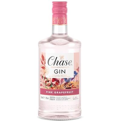 Chase Distillery Chase Pink Grapefruit Gin 40% vol 70cl Hints of Juniper & Lime Zest Grapefruit Gin Award-Winning Recommended with Tonic & in Cocktails Chase Distillery Chase Pink Grapefruit Gin 40% vol 70cl Hints of Juniper & Lime Zest Grapefruit Gin Award-Winning Recommended with Tonic & in Cocktails