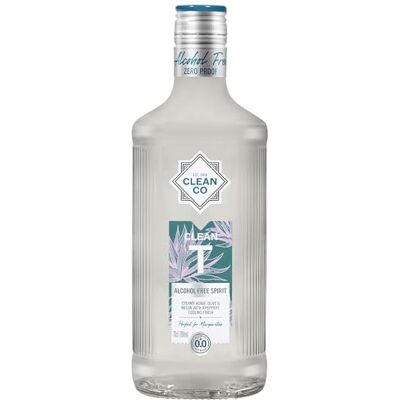 Cleanco Clean T Non Alcoholic Tequila Alternative Oaky Agave Flavouring Clean Tequila Low Carb & Diet Friendly 70cl Bottle Non Alcoholic Spirit Vegan, Gluten-Free Formula Cleanco Clean T Non Alcoholic Tequila Alternative Oaky Agave Flavouring Clean Tequila Low Carb & Diet Friendly 70cl Bottle Non Alcoholic Spirit Vegan, Gluten-Free Formula