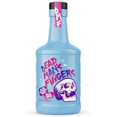 DEAD MAN'S FINGERS Blue Raspberry Tequila Cream Liqueur 50cl DEAD MAN'S FINGERS Blue Raspberry Tequila Cream Liqueur 50cl