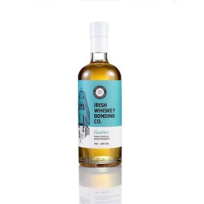 Generic Irish Whiskey Bonding Co Grafter Irish Whiskey I Award Winning I Blended Whiskey I Single Malt I Grain whiskey I Double Distilled I Tripled Distilled Generic Irish Whiskey Bonding Co Grafter Irish Whiskey I Award Winning I Blended Whiskey I Single Malt I Grain whiskey I Double Distilled I Tripled Distilled